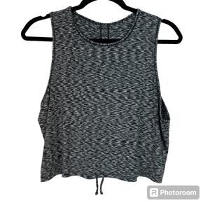 Lululemon Cinch Me Up Tank Top Shirt Spaced Out Space Dye Black White Gray Large